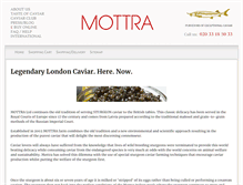 Tablet Screenshot of mottra-caviar.co.uk